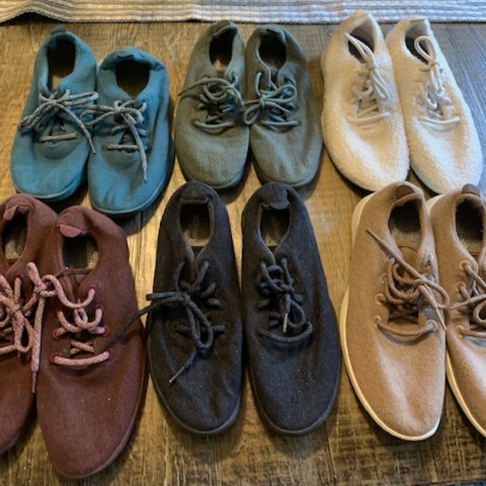 Size 10 allbirds Tree Runners - Lot of 6 Pairs